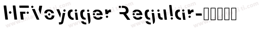 HFVoyager Regular字体转换